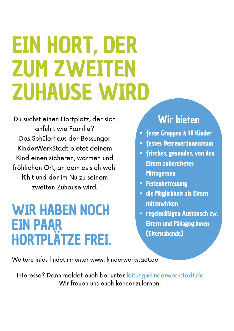 Plakat Stellenangebote